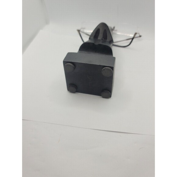 Black Carved Wood Eyeglass Holder - Picture 6 of 6